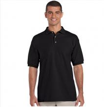 SCHWARZES POLO-T-SHIRT