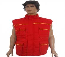 Red-yellow vest