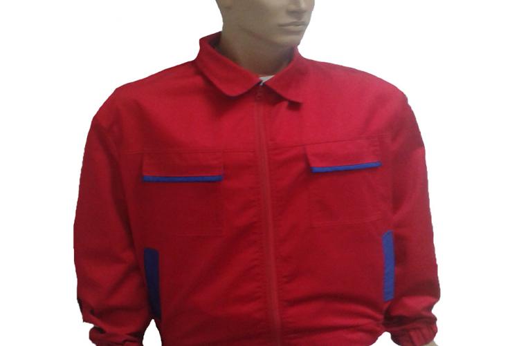 Bluse Rot - Blau