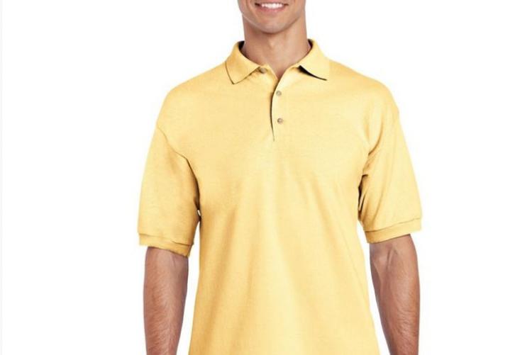 GELBES POLO-T-SHIRT