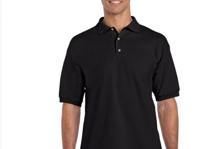 BLACK POLO T-SHIRT